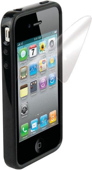 Scosche IP4EBKV Polycarbonate & rubber edge case for iPhone 4 (Black / Black)