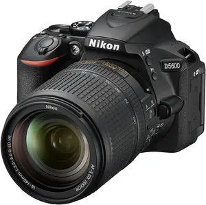Nikon 1577 D5600 DX-Format Digital SLR with AF-S DX NIKKOR 18-140mm f/3.5-5.6G ED VR Lens, Black