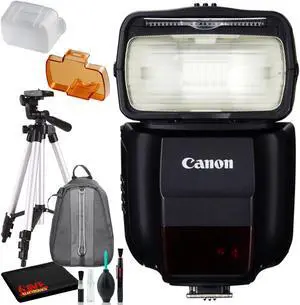 Canon Speedlite 430EX III-RT Includes Padded Backpack and 57" Full Size Tripod