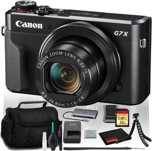 Canon PowerShot G7 X Mark II Digital Camera (Intl Model) with 32GB Memory Kit