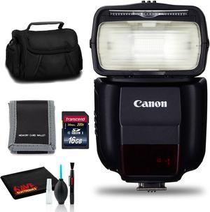 Canon Speedlite 430EX III (Intl Model) with Bag, AA Batteries, and Memory Kit