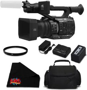 Panasonic AG-UX180 4K Premium Professional Camcorder International Version Essential Bundle