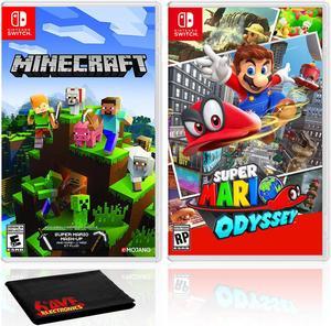 Minecraft  Super Mario Odyssey  Two Game Bundle  Nintendo Switch