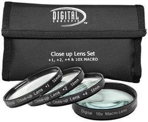 Digital Concepts cl-58 58mm 4-Piece Multi-Coated  Camera Lens Filter Sets
