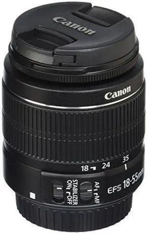EF-S 18-55mm f/3.5-5.6 IS II I Lens for EOS Digital SLR Digital Cameras - Black