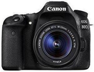 Canon EOS 80D Digital SLR Kit with EF-S 18-55mm f/3.5-5.6 Image Stabilization STM Lens (Black) - International Version