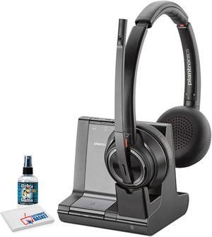 Plantronics Savi 8220 Wireless DECT Headset System 207325-01 with Cleaning Set