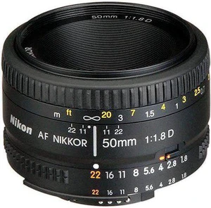 Nikon AF FX NIKKOR 50mm f/1.8D Lens with Auto Focus for Nikon DSLR Cameras (Renewed) Nikon AF FX NIKKOR 50mm f/1.8D Lens with Auto Focus for Nikon DSLR Cameras (Renewed)