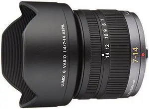 Panasonic 7-14mm f/4.0 Micro Four Thirds Lens for Panasonic Digital SLR Cameras - International Version (No Warranty)