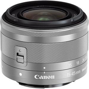 Canon - 15 mm to 45 mm - f/6.3 - Zoom Lens for Canon EF-M - Designed for Digital Camera - 49 mm Attachment - 3x Optical Zoom - Optical IS