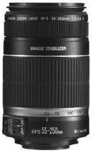 Canon EF-S 55-250mm f/4-5.6 is Image Stabilizer Telephoto Zoom Lens - International Version (No Warranty)