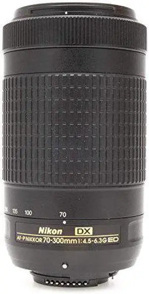 Nikon 70-300mm f/4.5-6.3G DX AF-P ED Zoom-Nikkor Lens - (Renewed)