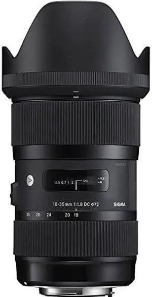 Sigma AF 18-35mm F/1.8 DC HSM Lens for Nikon 210-306 With USB Dock Bundle