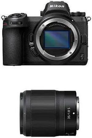 Nikon Z7 FX-Format Mirrorless Camera Body with NIKKOR Z 35MM F/1.8 S (International Version No Warranty)