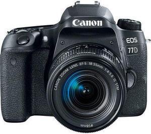 Canon EOS 77D Digital SLR Camera with 18-55mm Lens (International Mode)
