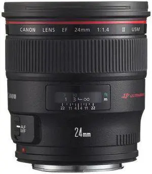 Canon EF 24mm f/1.4L II USM Wide Angle Lens - Fixed
