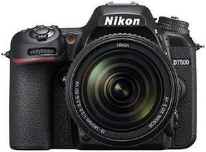 Refurbished Nikon D7500 209MP DSLR Camera with AFS DX NIKKOR 18140mm f3556G ED VR Lens Black Renewed