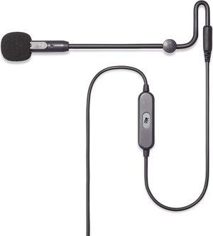 ModMic USB Attachable Noise-Cancelling Microphone with Mute Switch Compatible with Mac, Windows PC, Playstation 4, and More