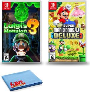 Nintendo Switch Luigis Mansion 3 Bundle with New Super Mario Bros U Deluxe