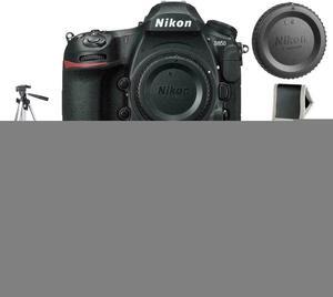 Nikon D850 DSLR Camera (Body Only) 1585 (International Model) + EN-EL15 Replacement Li-on Battery + Carrying Case + Deluxe Cleaning Kit + Memory Card Wallet + MicroFiber Cloth Bundle