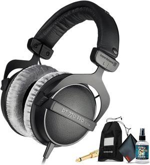 Beyerdynamic DT 770 Pro 80 ohm Professional Studio Headphones with 6Ave Headphone Cleaning Kit and Extended Warranty