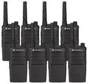 8 Pack of Motorola RMM2050 Two way Radio Walkie Talkies