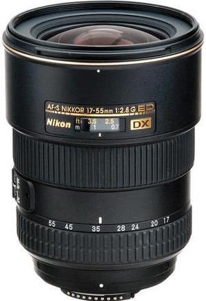 Nikon AF-S DX NIKKOR 17-55mm f/2.8G IF-ED Zoom Lens with Auto Focus for Nikon DSLR Cameras International Version (No war