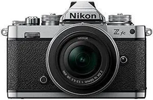 Nikon Z fc DX-Format Mirrorless Camera Body w/NIKKOR Z DX 16-50mm f/3.5-6.3 VR - Silver (International Model)