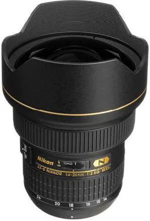 Nikon AF-S FX NIKKOR 14-24mm f/2.8G ED Zoom Lens with Auto Focus for Nikon DSLR Cameras International Version (No Warran