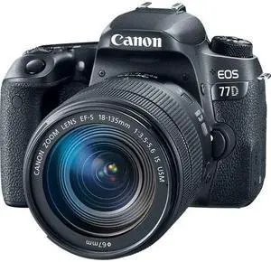 Canon EOS 77D DSLR Camera with 18-135mm USM Lens International Model
