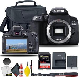 Canon EOS 850D / Rebel T8i DSLR Camera Body International Tripod Bundle