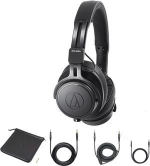 Audio-Technica ATH-M60X On-Ear Closed-Back Dynamic Professional Studio Headphones