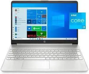 HP 15.6" Laptop, 11th Gen Intel Core i3-1115G4, 8GB DDR4 RAM, 256GB SSD, HDMI, Webcam, Wi-Fi, Bluetooth, Windows 10 Home, Natural Silver, W/ MD Accessories HP 15.6" Laptop, 11th Gen Intel Core i3-1115G4, 8GB DDR4 RAM, 256GB SSD, HDMI, Webcam, Wi-Fi, Bluetooth, Windows 10 Home, Natural Silver, W/ MD Accessories