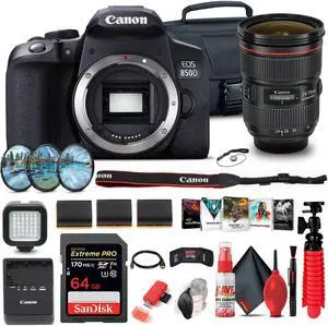 Canon EOS Rebel 850D / T8i DSLR Camera + Canon EF 24-70mm Lens Outdoor Bundle