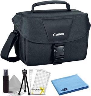 Canon 100ES Padded Digital SLR Camera Case EOS Shoulder Gadget Bag + Bundle 4