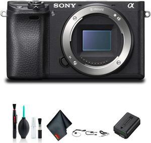 Sony Alpha a6300 Mirrorless Camera Black ILCE6300/B Starter Kit
