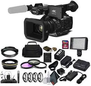 Panasonic AG-UX180 4K Premium Professional Camcorder (Intl Model) Movie Maker Bundle