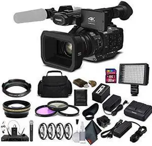Panasonic AG-UX90 4K/HD Professional Camcorder (Intl Model) Movie Maker Bundle