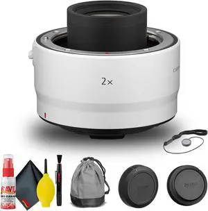 Canon Extender RF 2x (4114C002) + Cap Keeper + Cleaning Kit Base Bundle