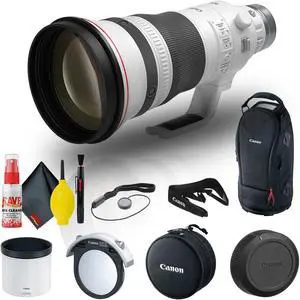 Canon RF 400mm f/2.8L IS USM Lens (5053C002) + Cap Keeper + Cleaning Kit Base Bundle