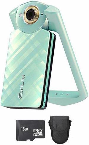 Casio EXILIM EX-TR60 11.1 Megapixel Compact Camera - Green
