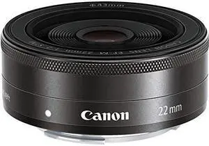 Canon EF-M 22mm f2 STM Compact System Fixed Lens (Renewed)