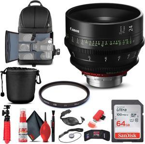 Canon 24mm Sumire Prime T1.5 (PL Mount, Feet) (3359C002) + BackPack + More