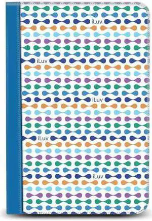 ILUV Iak503Blu Kindle(R) Fire Festival Notebook Folio Case (Blue)