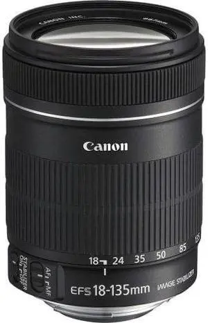 Canon 18-135mm f/5.6-38 for Canon EF-S Cameras Standard-Zoom Lens Fixed Zoom White Box (Bulk Packaging)