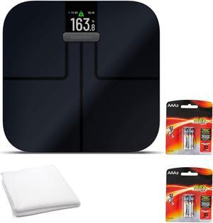 Garmin Index S2 Smart Scale with Wireless Connectivity-Black (Bundle)