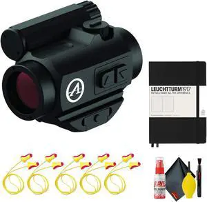 Athlon Optics Midas TSR2 Red Dot + Notebook With Pen + Lens Cleaning Kit Bundle