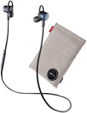 Plantronics Moisture-Resistant Earphones - Wireless - Bluetooth with Charging Case Cobalt Black (204352-01)