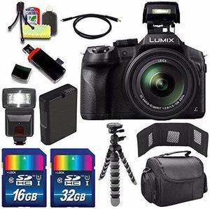 Panasonic Lumix DMCFZ300 Digital Camera  Extra battery  48GB Bundle 5