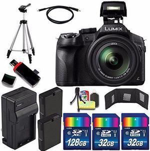 Panasonic Lumix DMCFZ300 Digital Camera  Extra battery  Charger  32GB Card  128GB Card  HDMI Cable  Tripod  USB Card Reader  Memory Card Wallet  Deluxe Accessory Kit Bundle